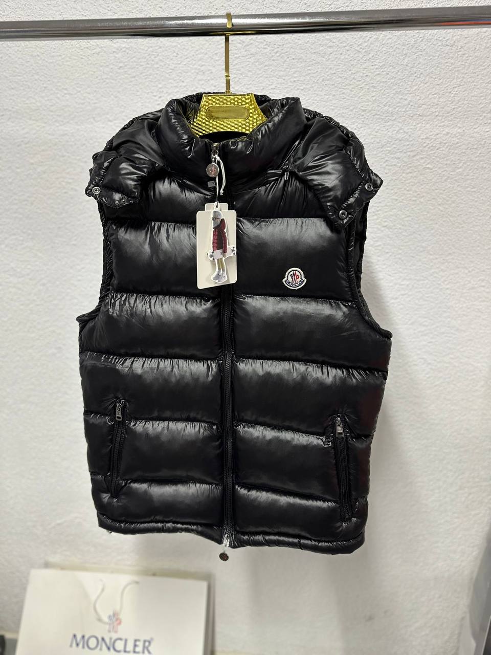 Moncler Black Matte Vest