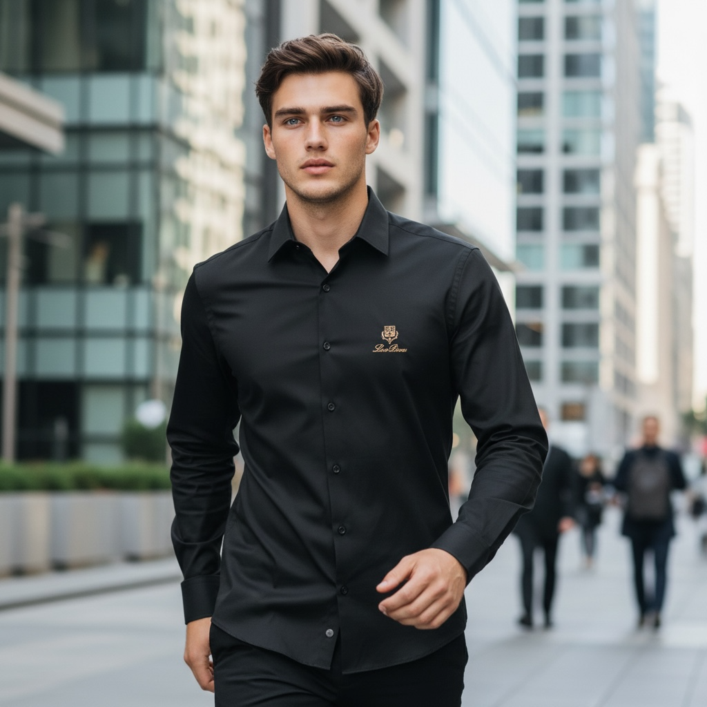 Loro Piana Black LP Shirt
