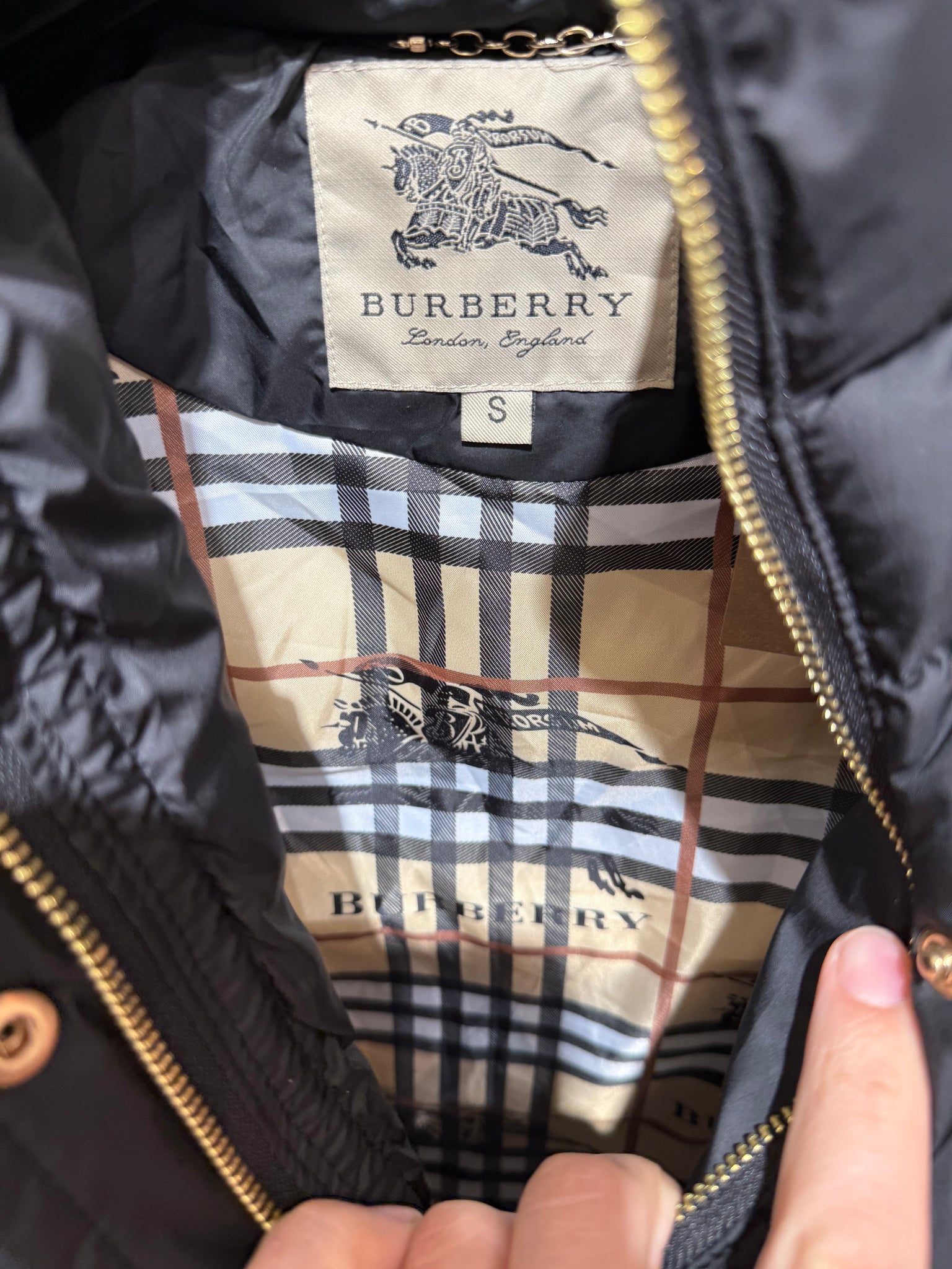 Burberry Black Vest