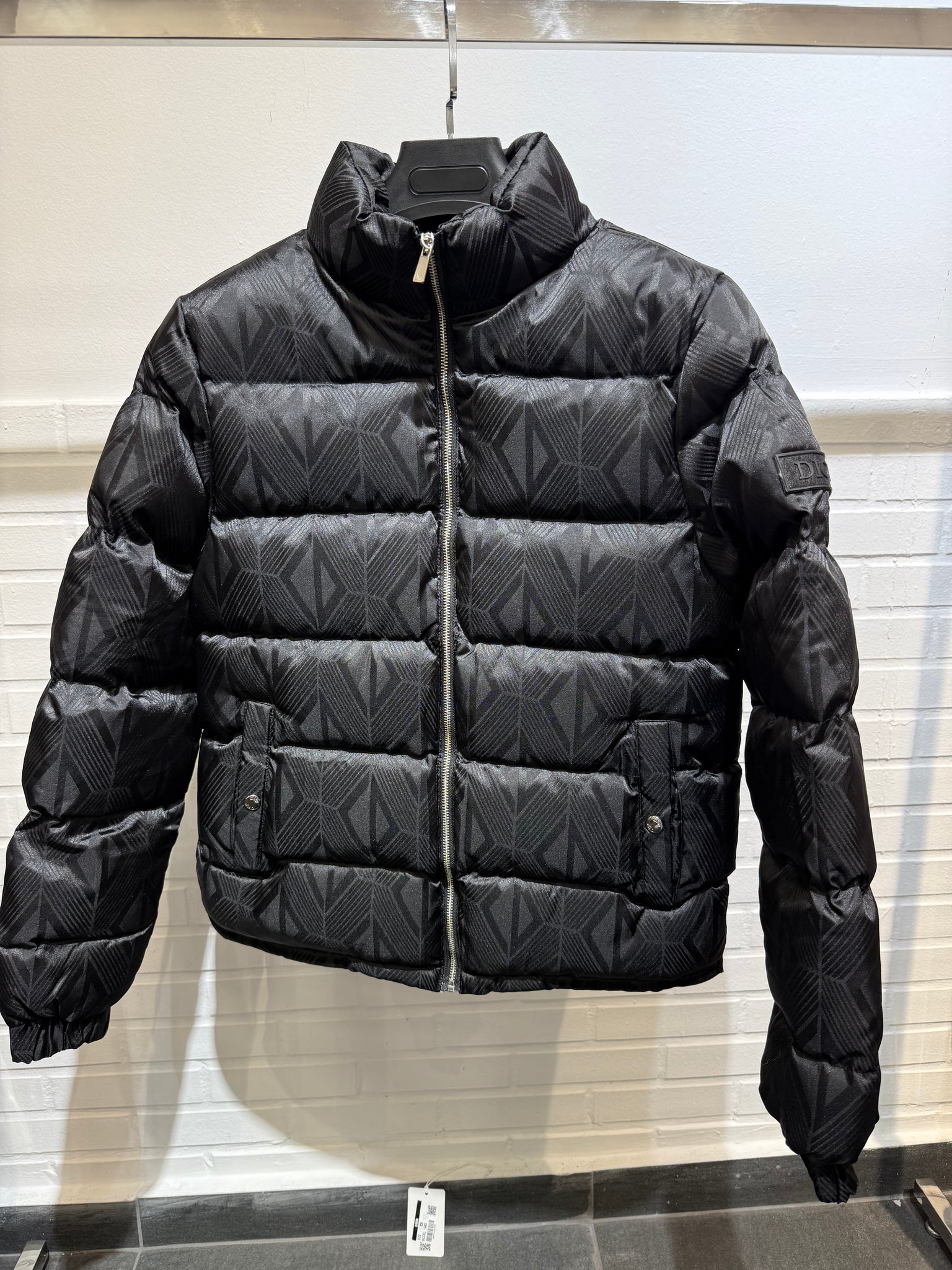 Dior Black Puffer Logo
