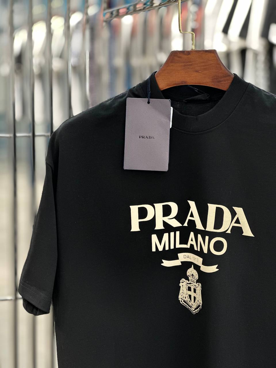Prada Black/Beige T-shirt