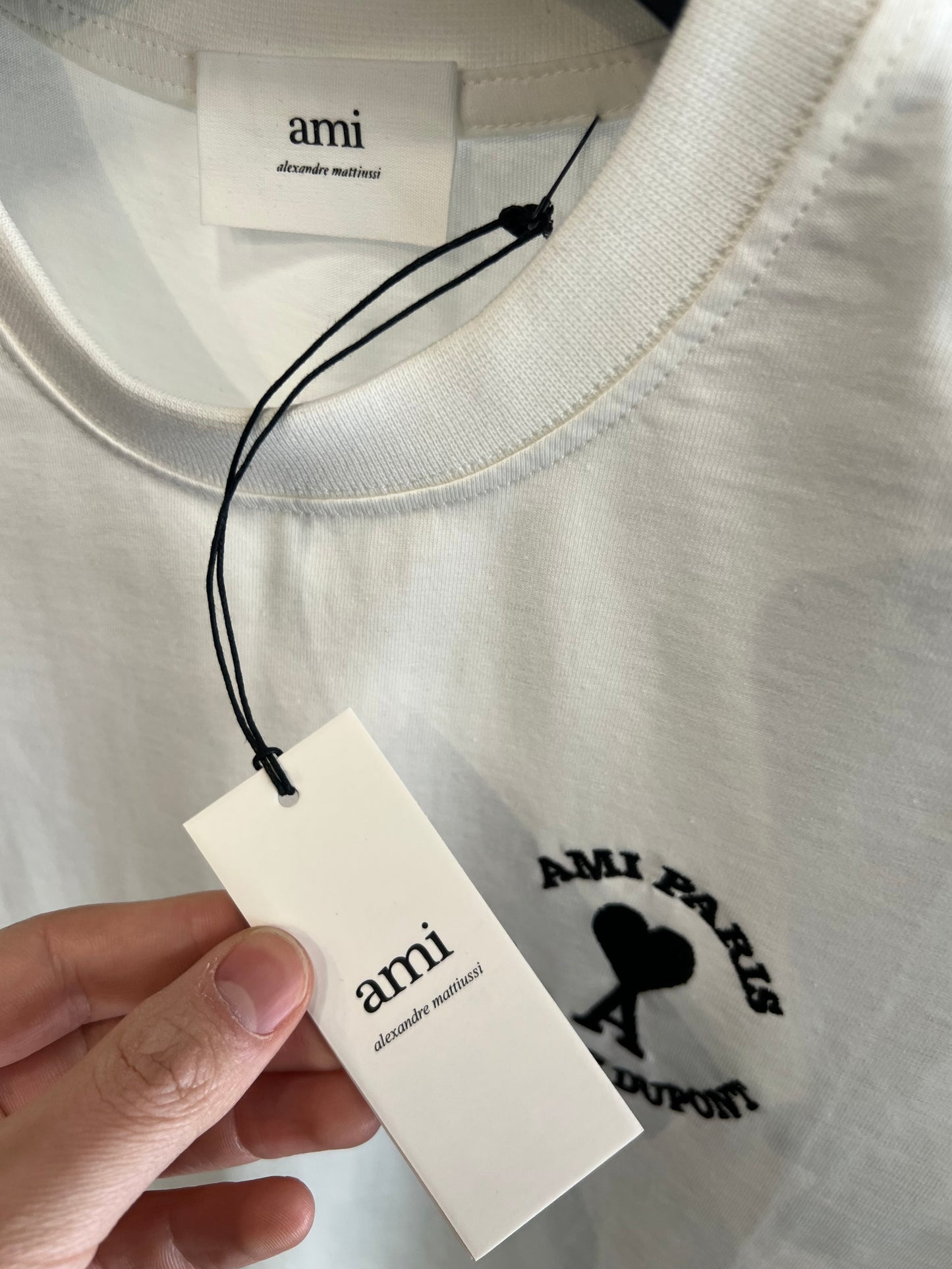 Ami Paris White/Black Tshirt
