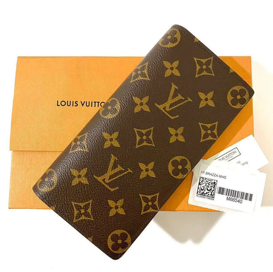 Lv Brazza Wallet Brown Monogram