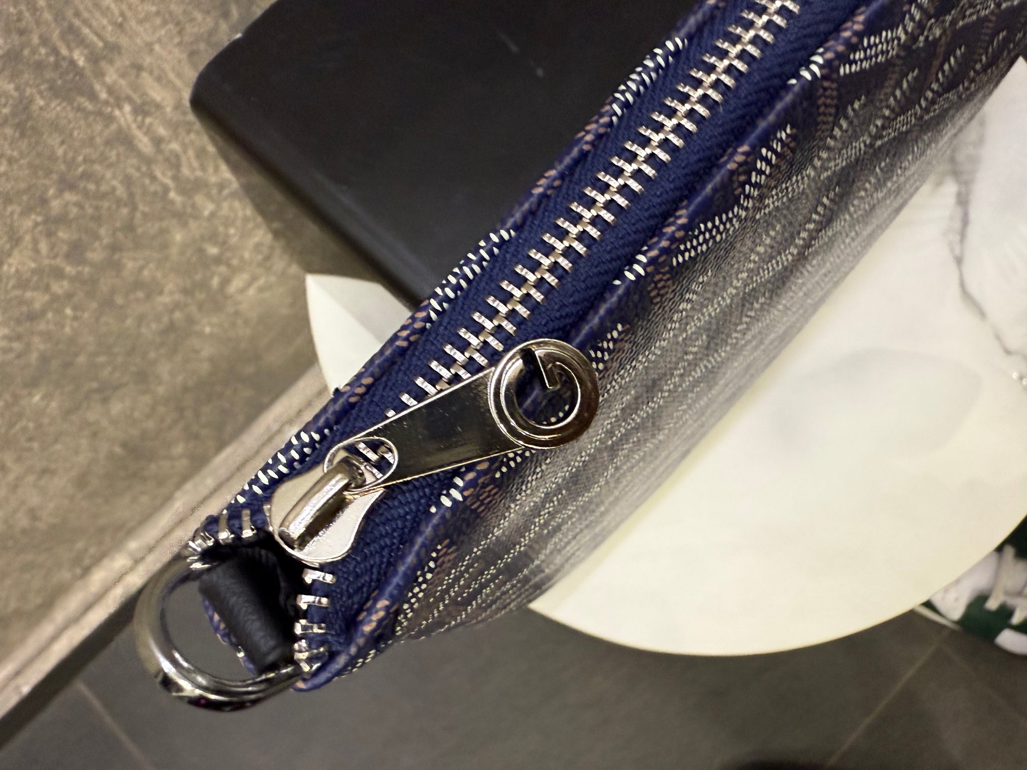Goyard Toiletry Pouch Dark Blue