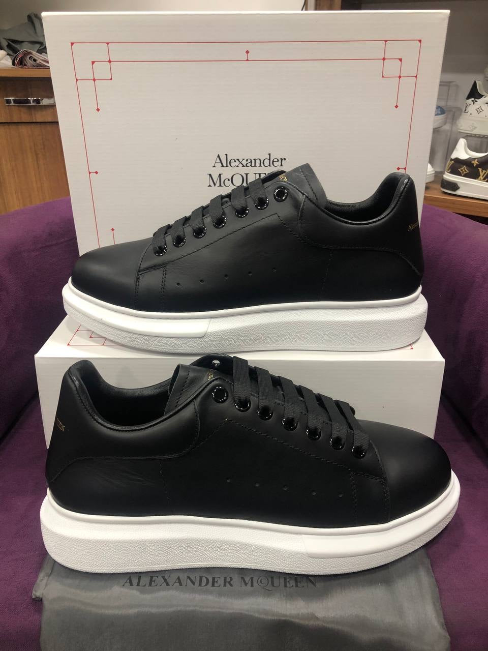 Alexander Mcqueen Black/White Sneakers