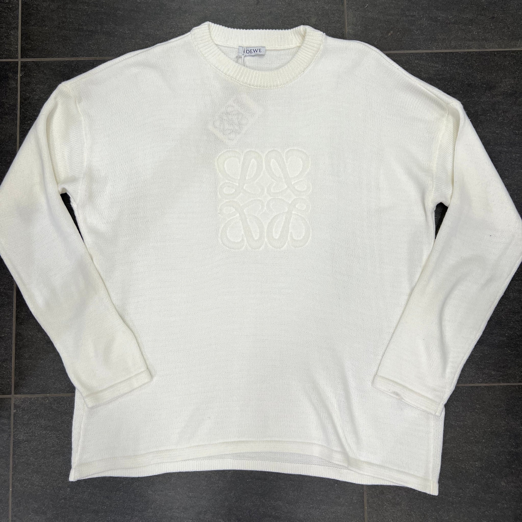 Loewe Oversized Knitwear White