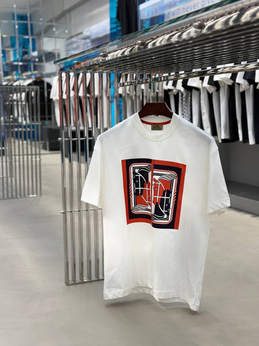 Hermes White T-shirt
