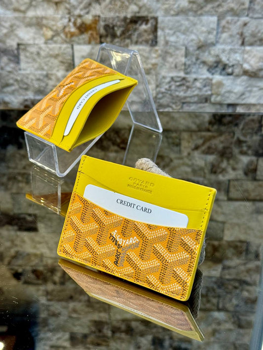 Goyard Card Holder Yellow