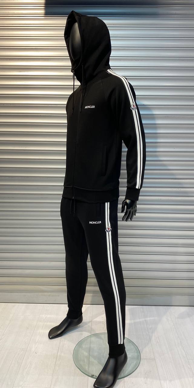 Moncler Black/White Tracksuit