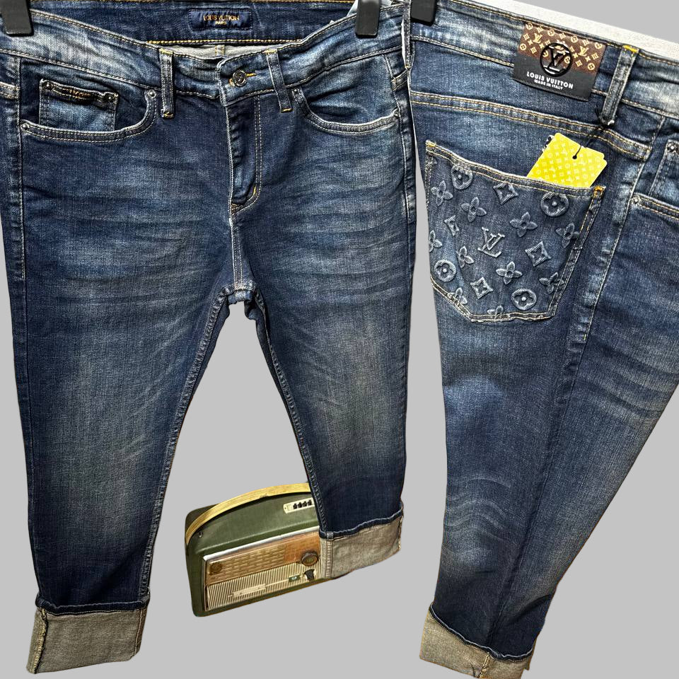 Lv Monogram Jeans