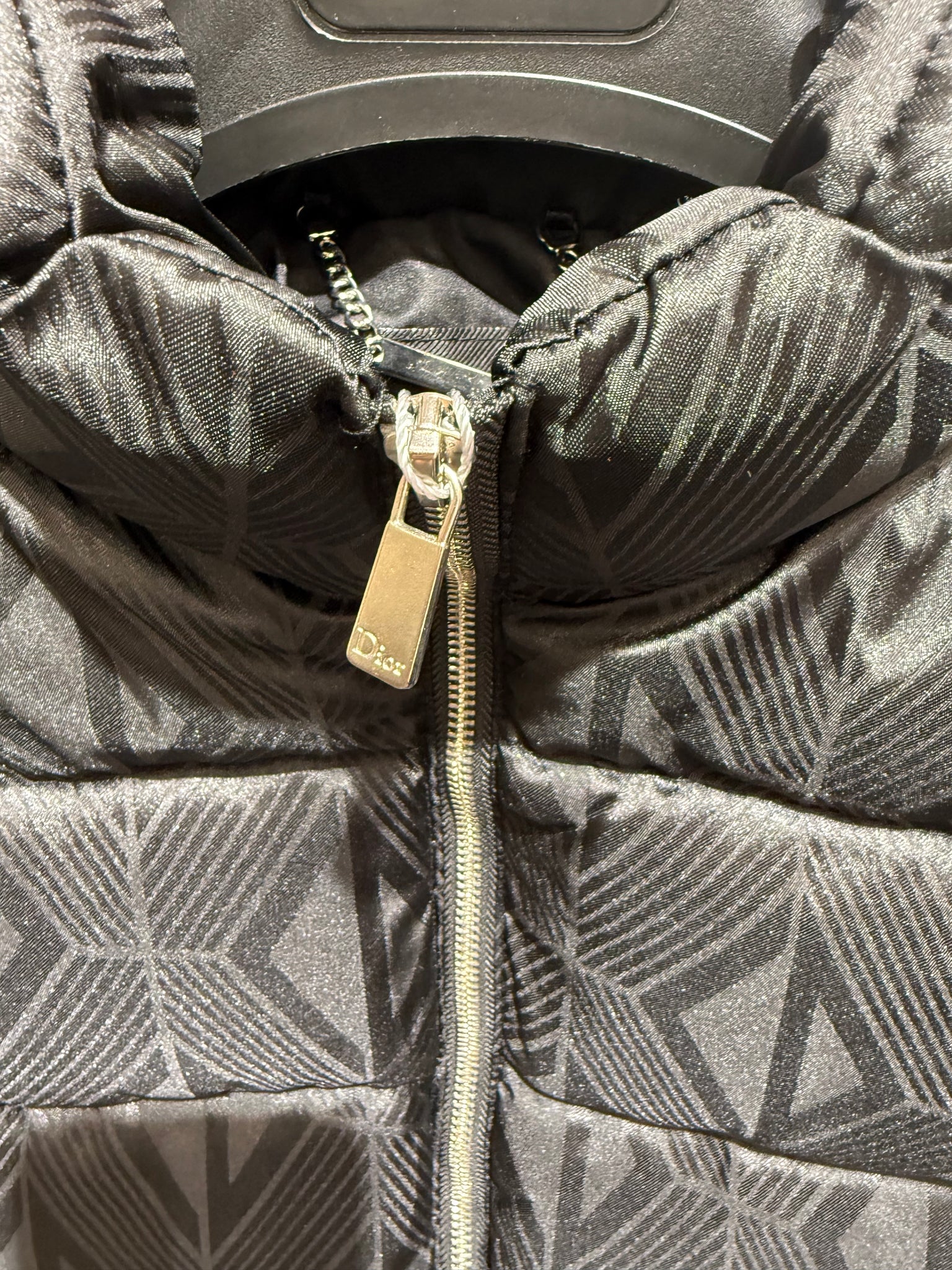 Dior Black Puffer Logo