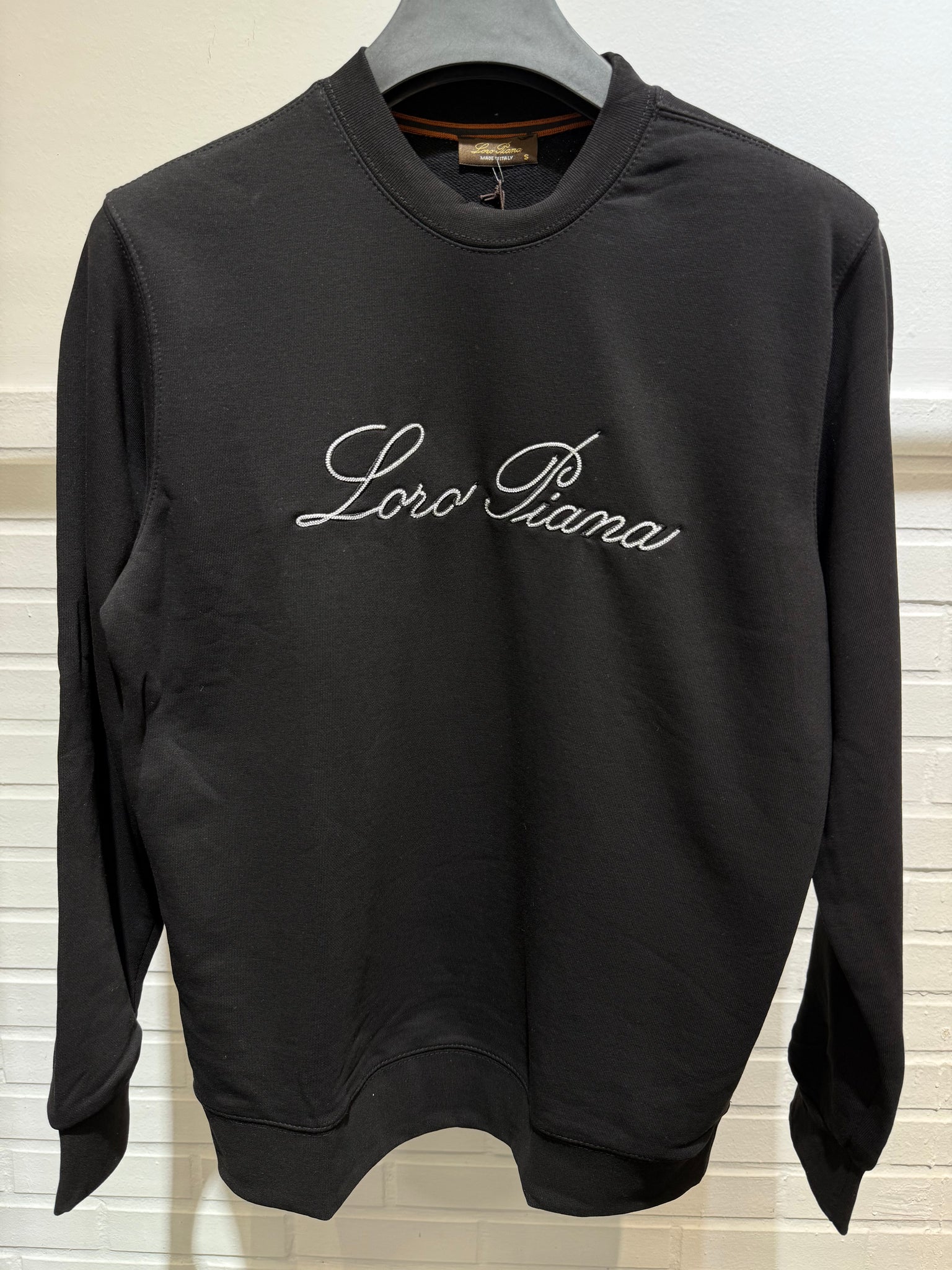 Loro Piana Black/White Crewneck