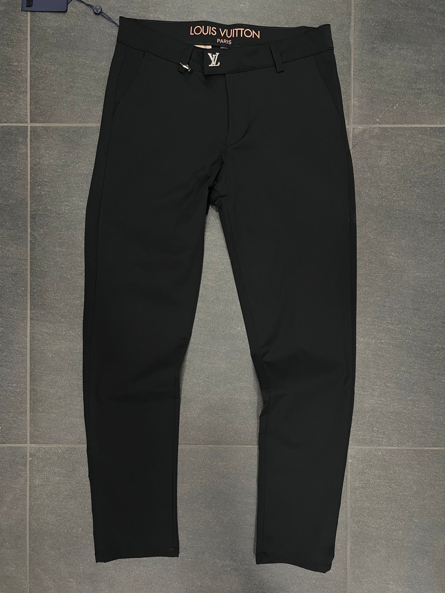 Lv Black Trousers SKU-1