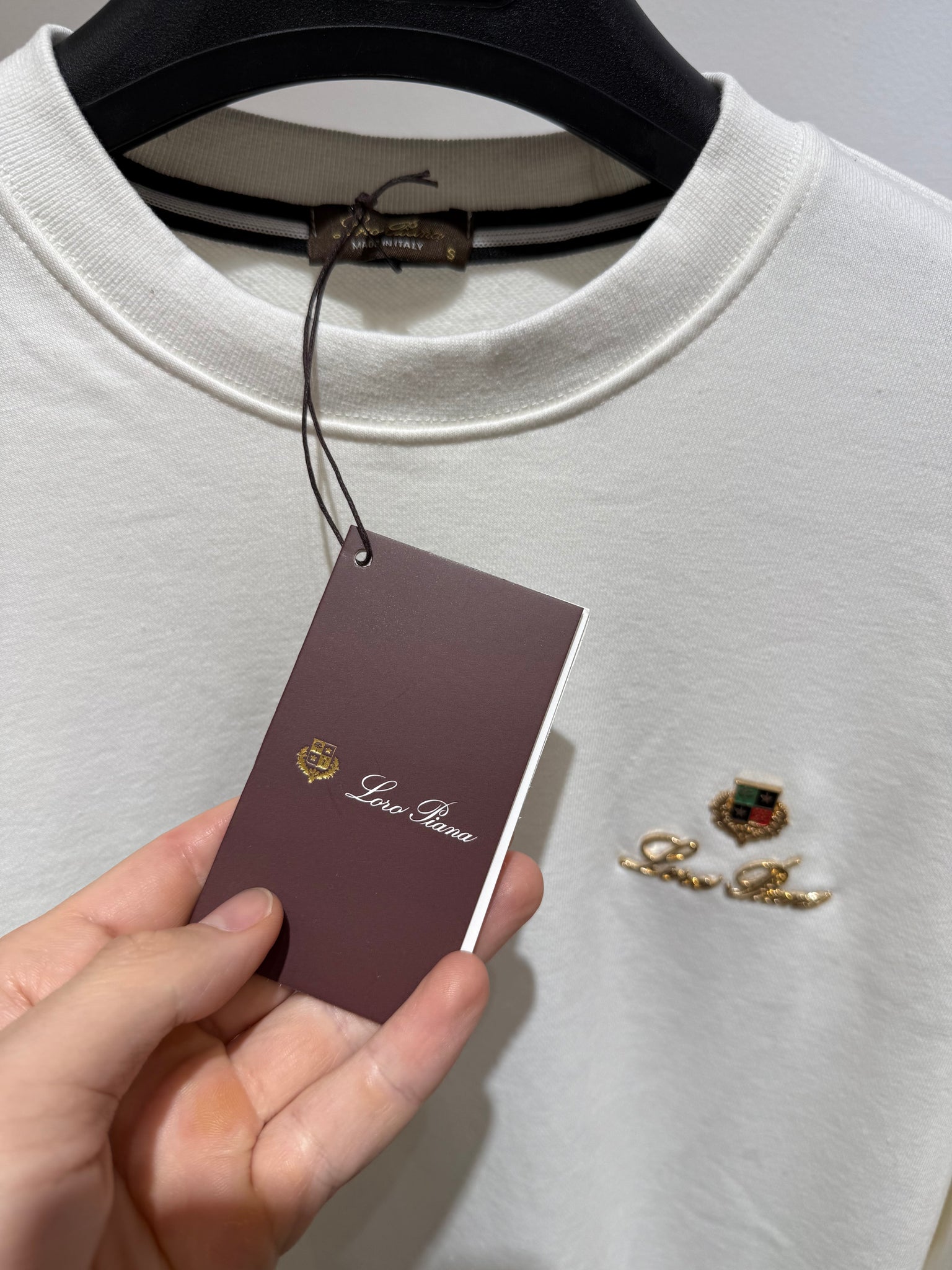 Loro Piana White Crewneck