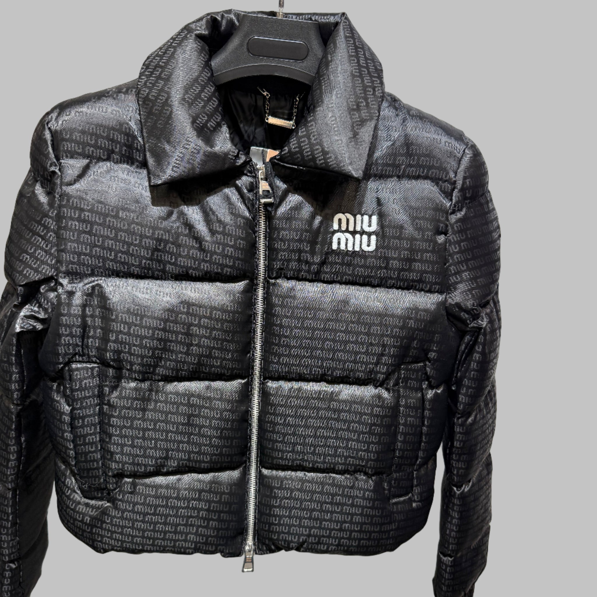 Miu Miu Black Short Puffer