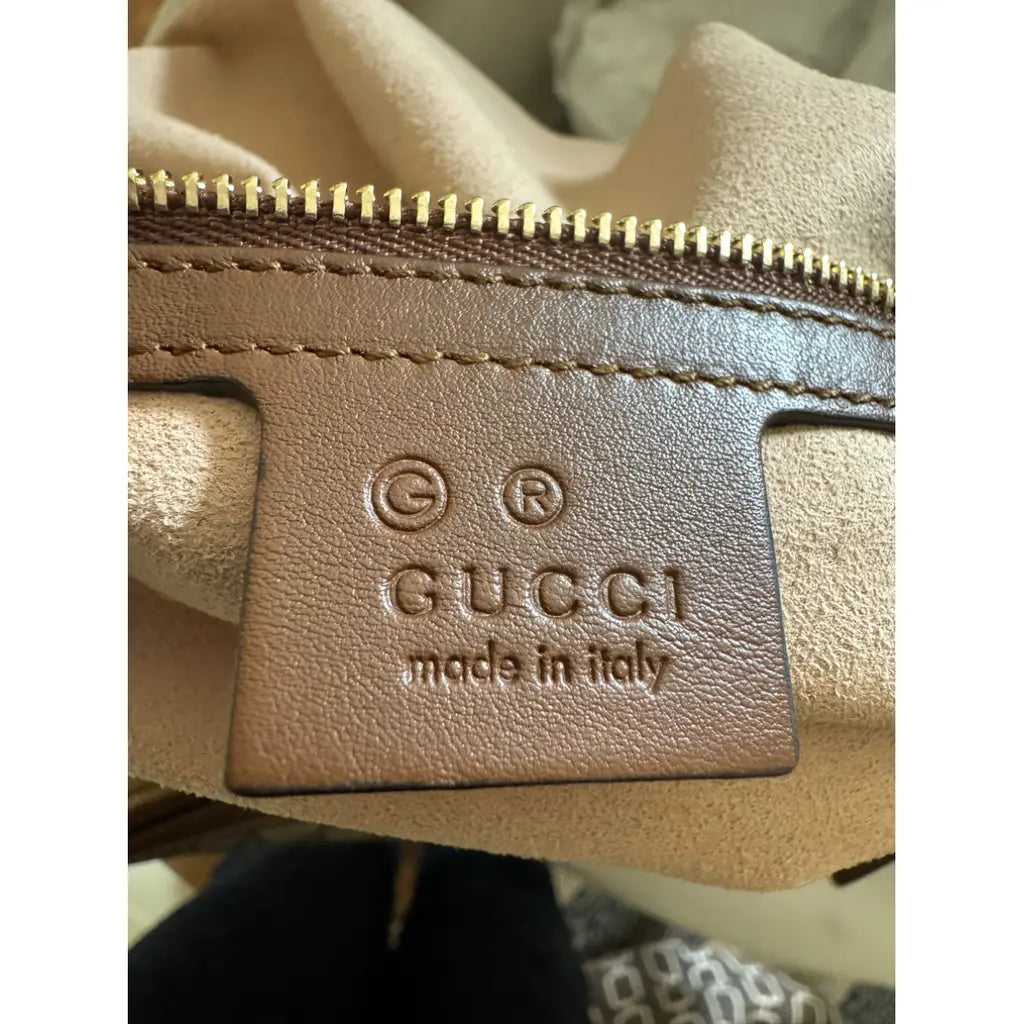 GG Supreme Monogram Linea A Hobo Brown