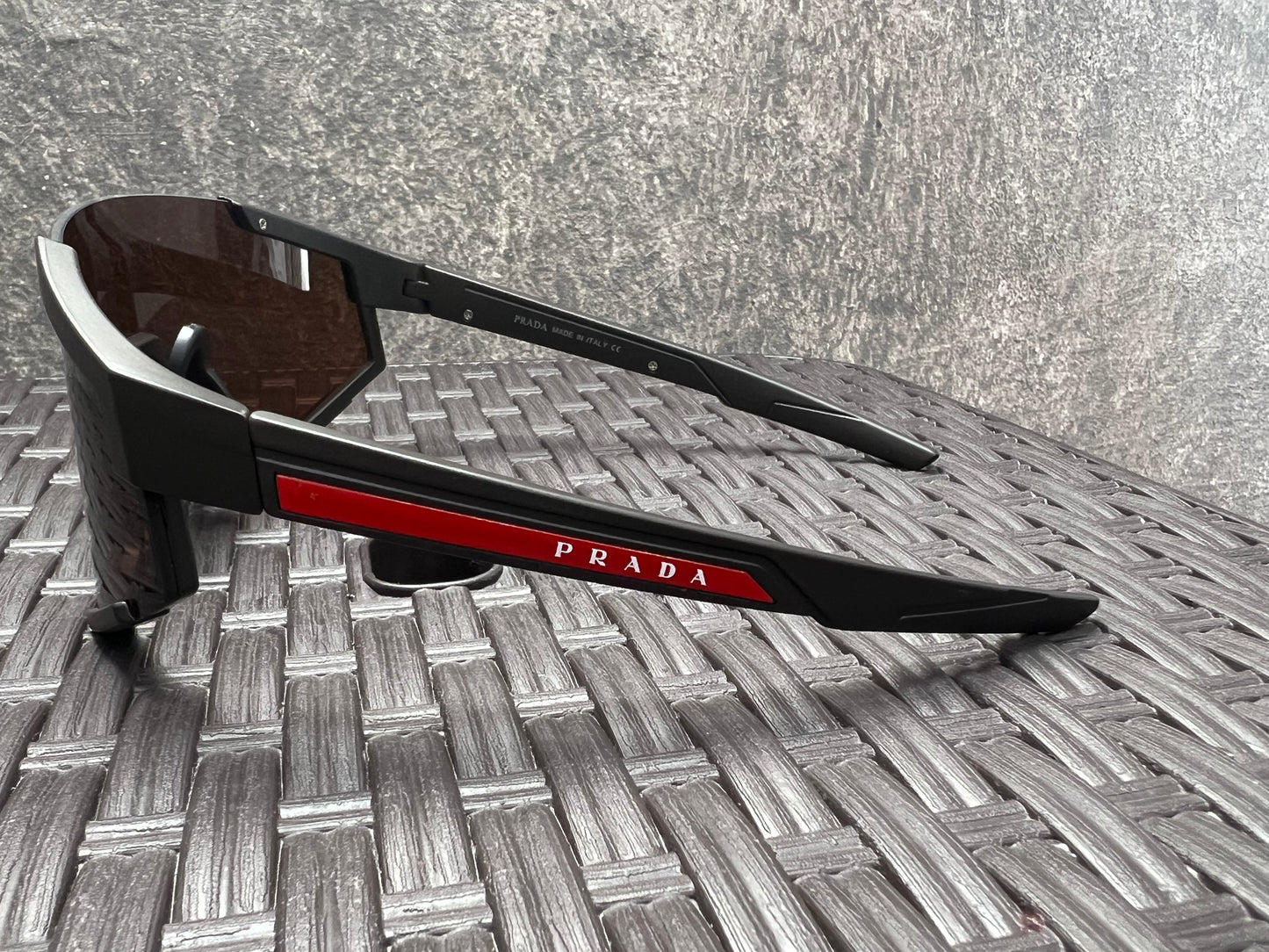 Prada Linea Rossa Black Sunglasses