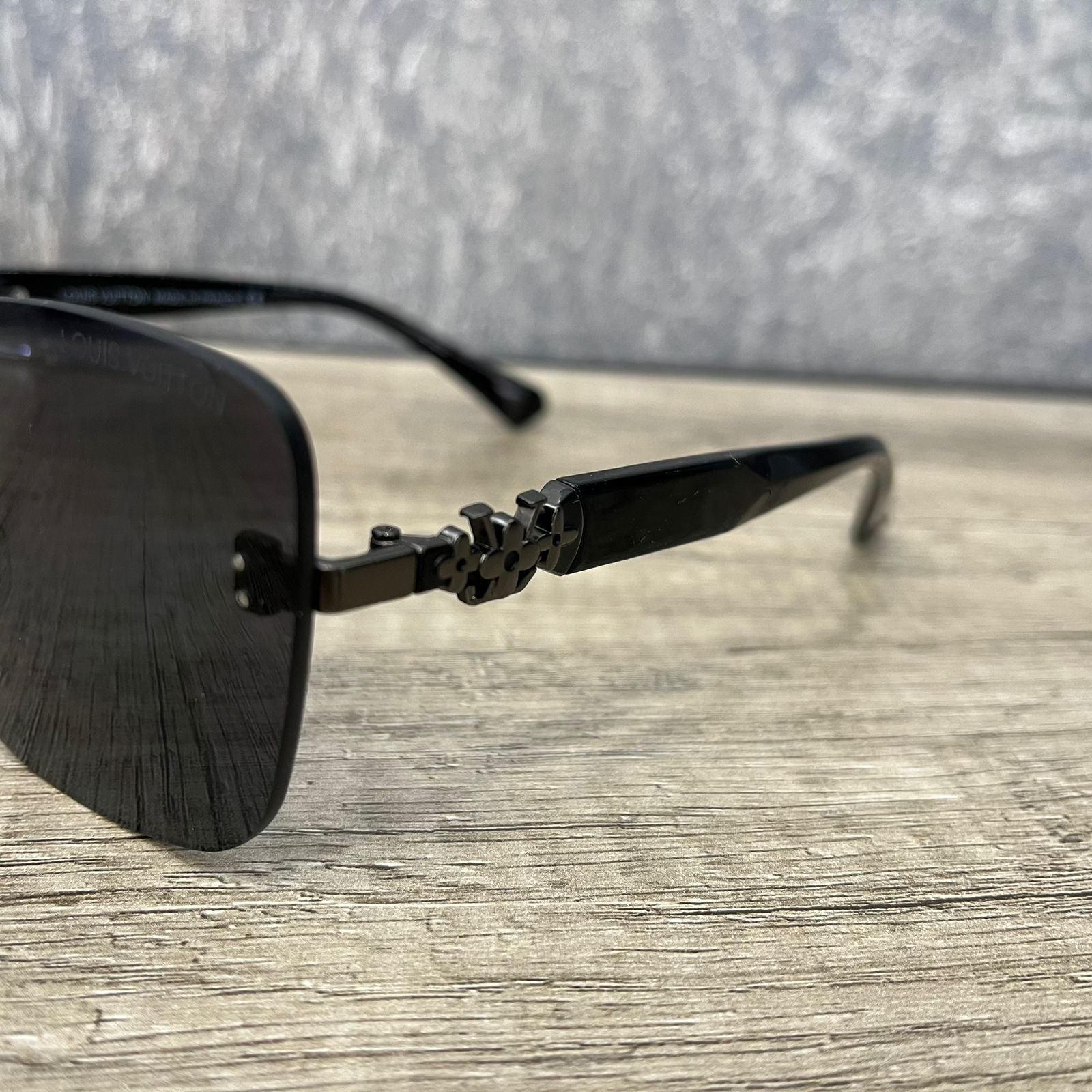 Lv Total Black Sunglasses