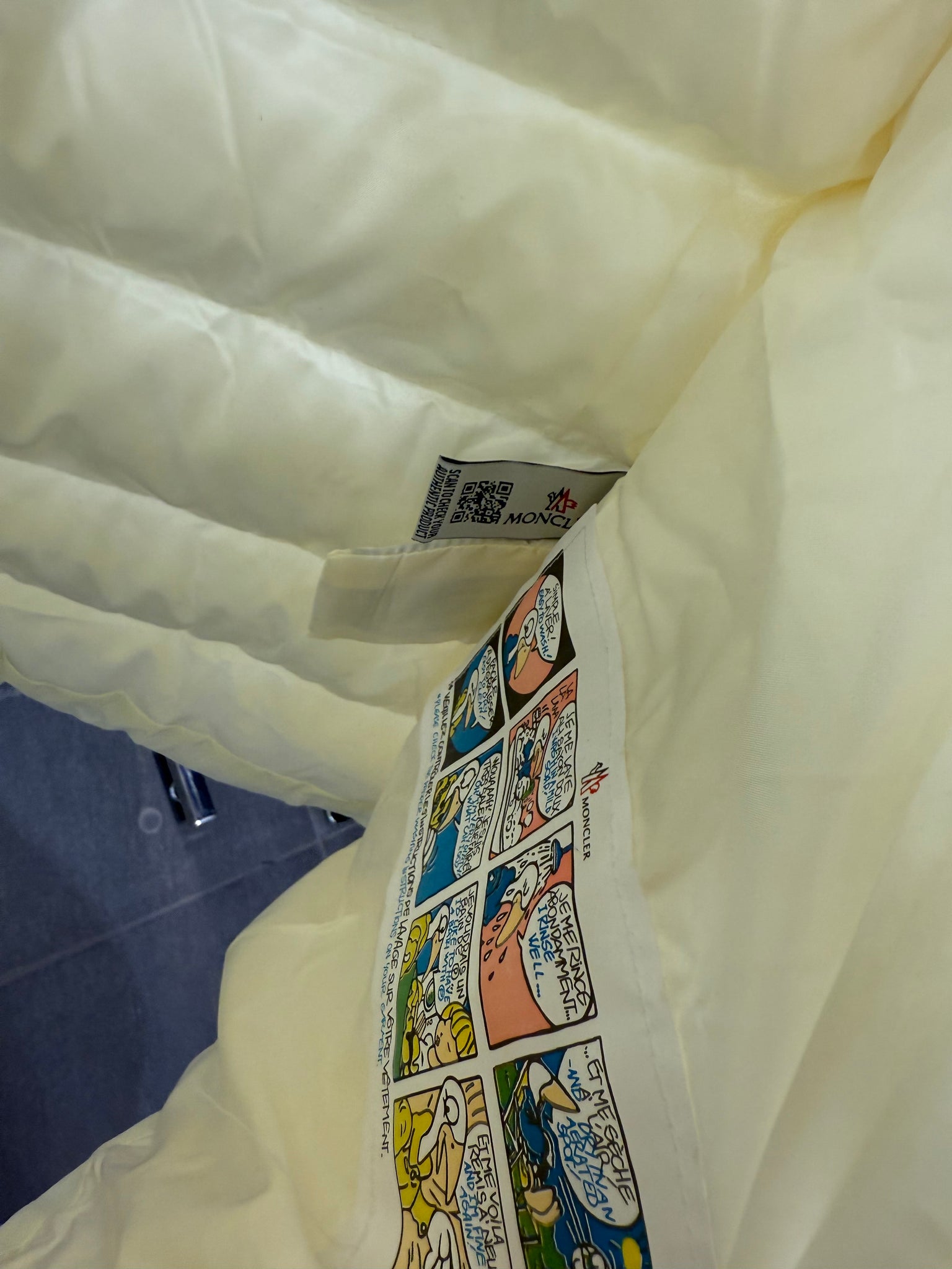 Moncler White Puffer