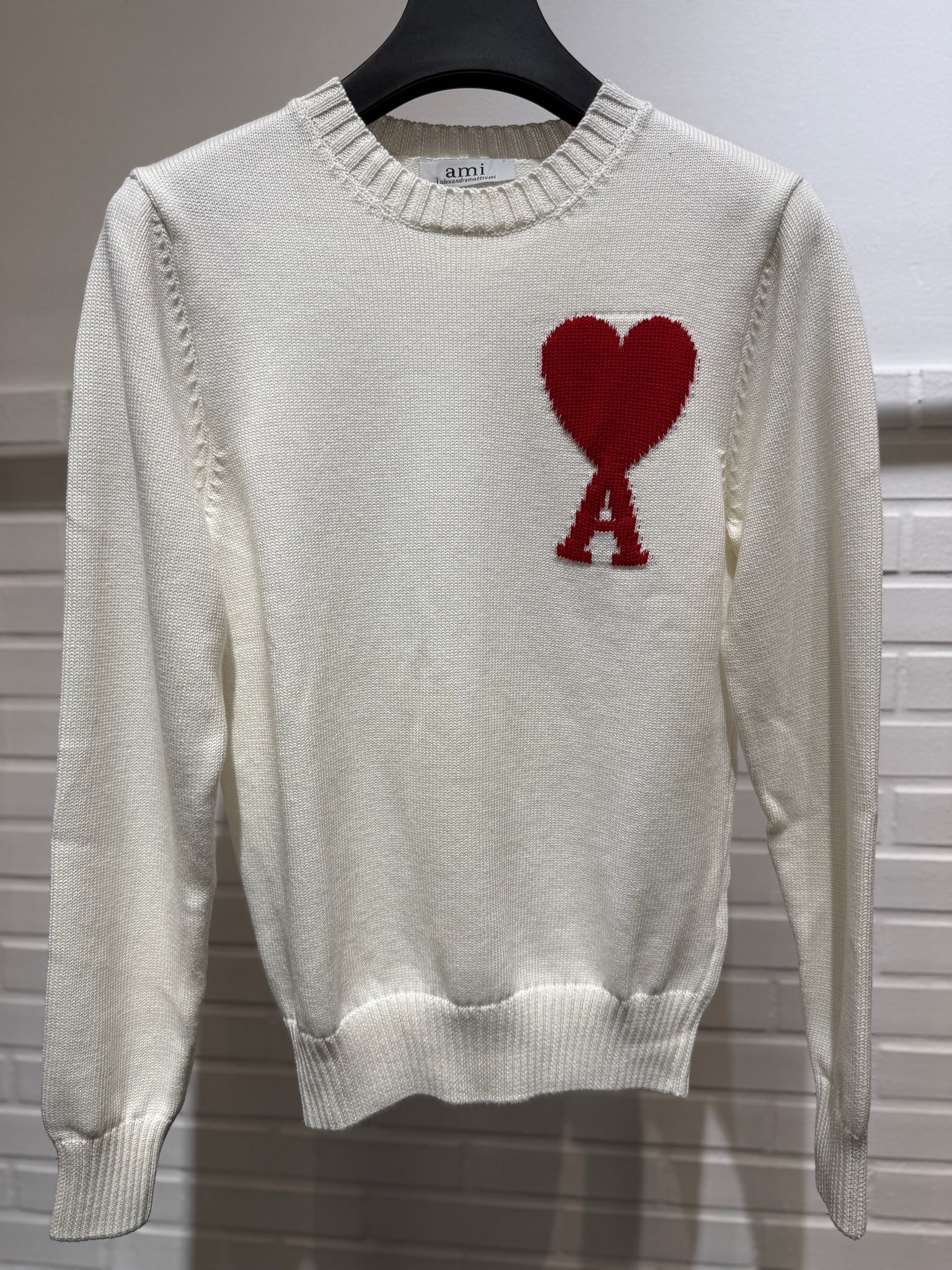 Ami White/Red Knitwear