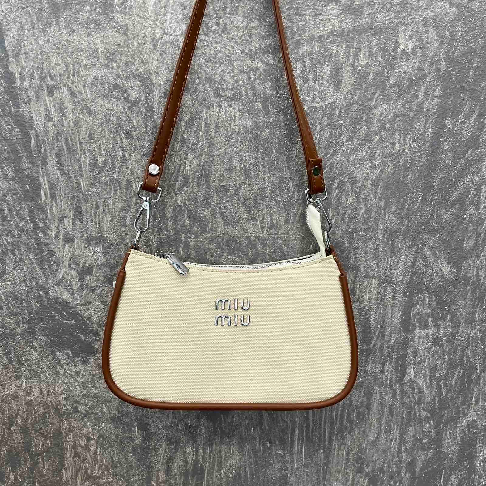 Miu Miu Beige Shoulder Bag
