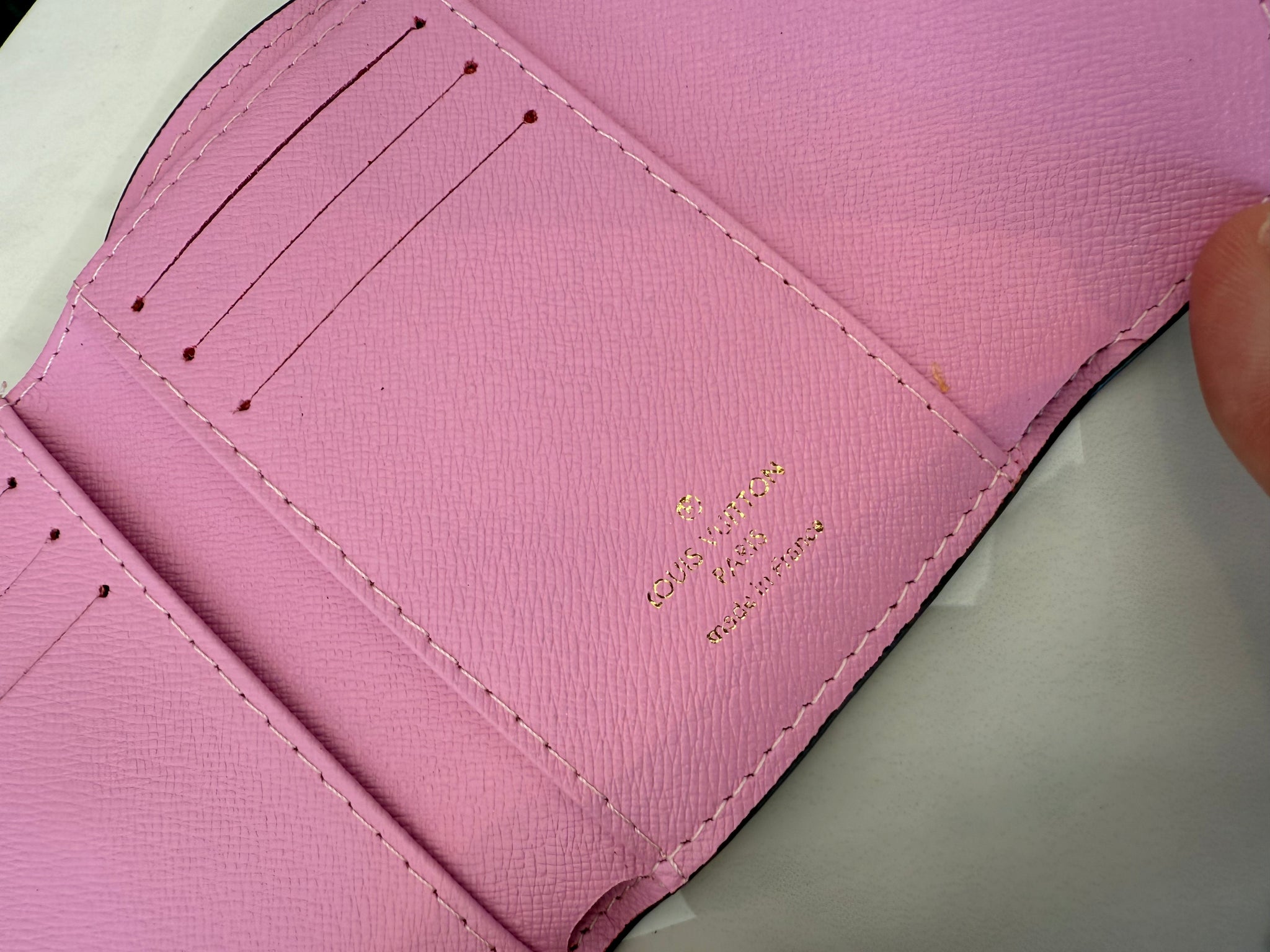 Lv Wallet Victorine Monogram Pink