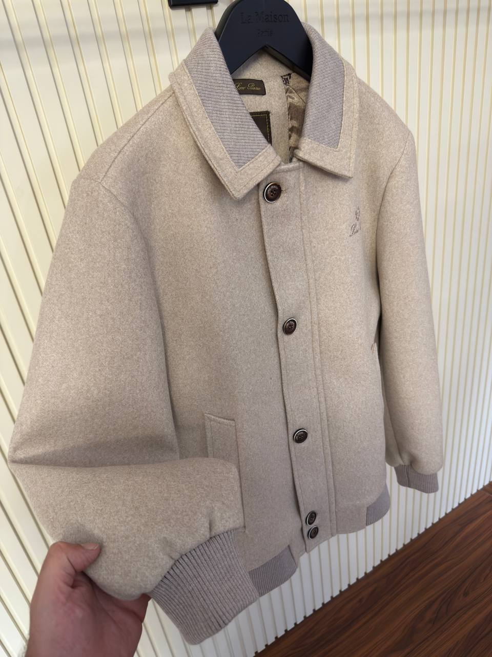 Loro Piana Beige Cashmere Jacket