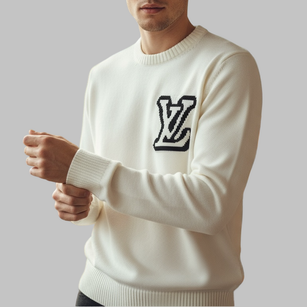 Lv White Knitwear
