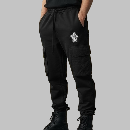 Moncler Black Cargo Pants