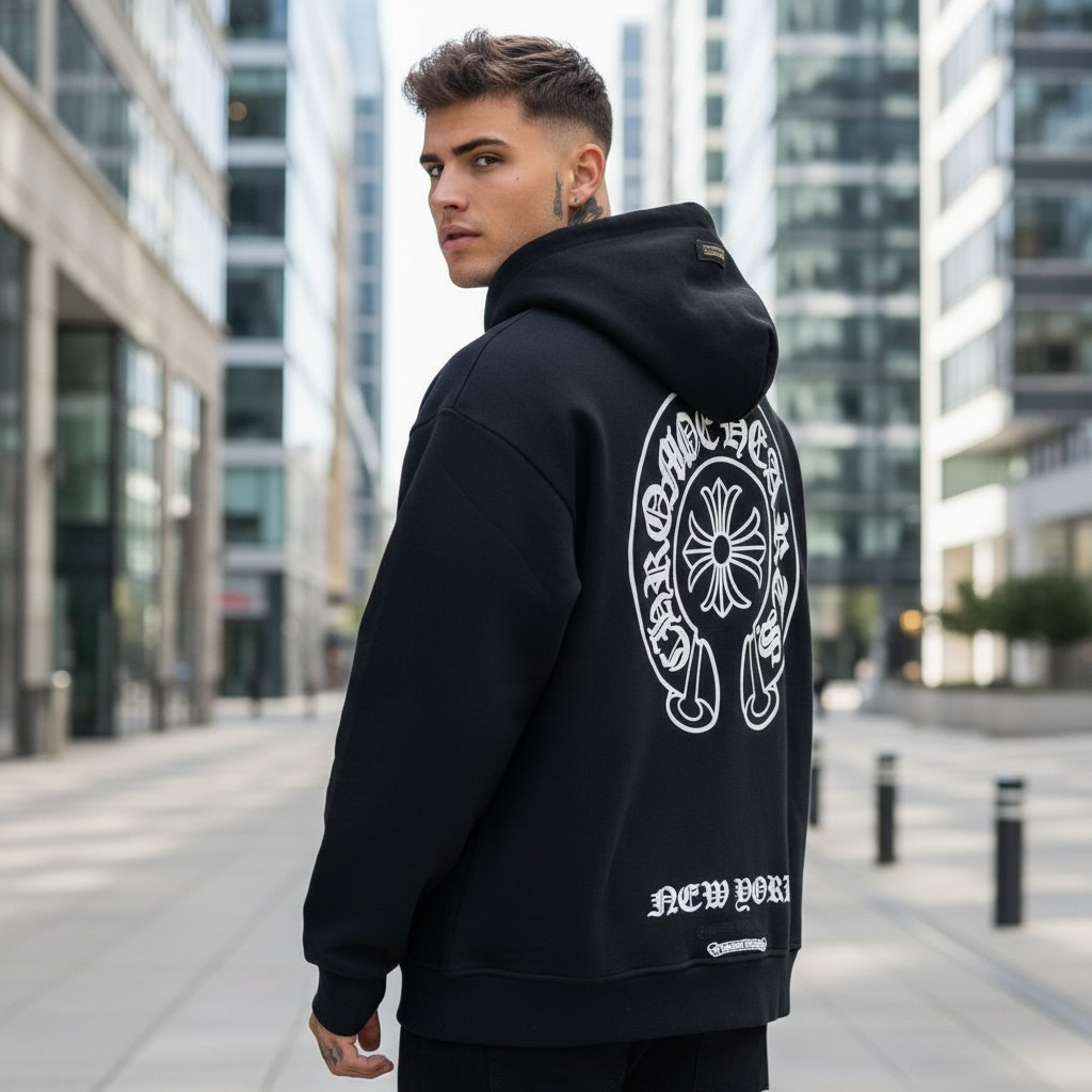 Chrome Hearts Black Hoodie