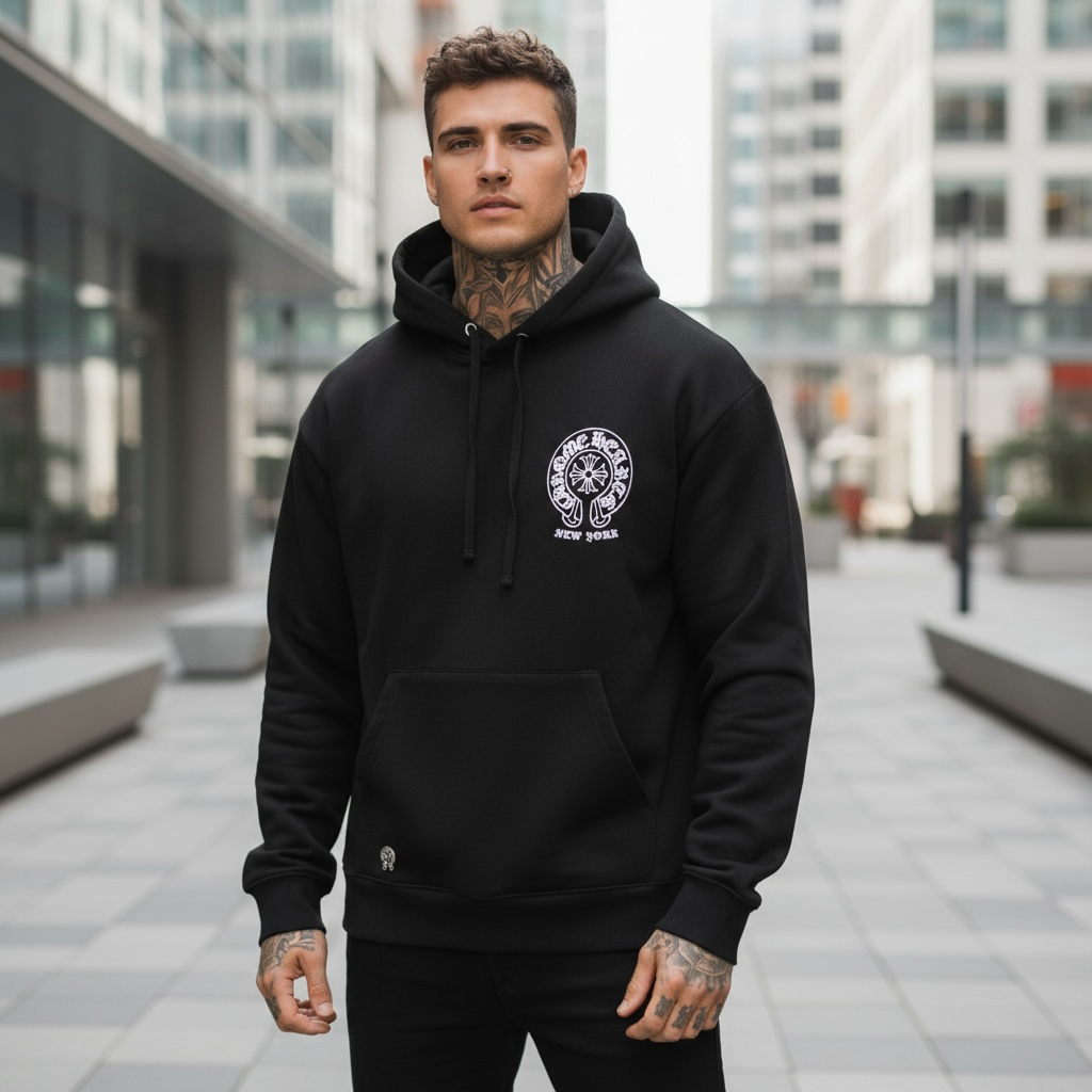 Chrome Hearts Black Hoodie