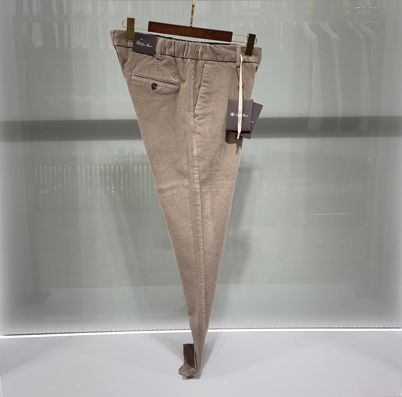 Loro Piana Beige Cotle Trousers