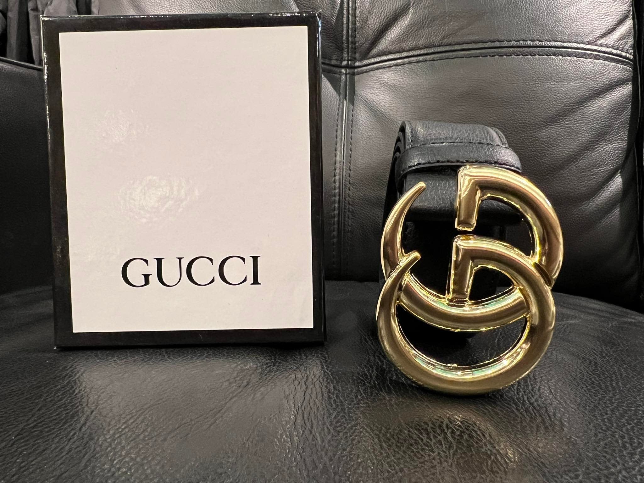 Gucci Belt Black Gold